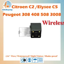 Wireless Parking 1 4 Color CCD Rear View Camera For Peugeot 308 408 508 3008 Citroen