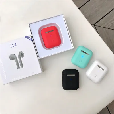 €25.36 |Auriculares inalámbricos táctiles i12 TWS doble V5.0 Bluetooth ture auriculares estéreo auriculares inalámbricos con control táctil SIRI soft-in Auriculares y cascos from Productos electrónicos on AliExpress 