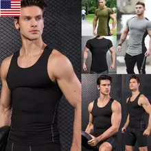 Для мужчин тренировки жилет топ для бега мышц Бодибилдинг Тренажерный зал Фитнес Лето Sportwear тренировки Футбол рубашки плюс Размеры S-3XL