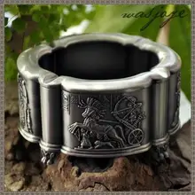 Европейская Древняя египетская металлическая креативная индивидуальная сигарета бездымный пепельницы сигарет машина для курения аксессуары YHG004