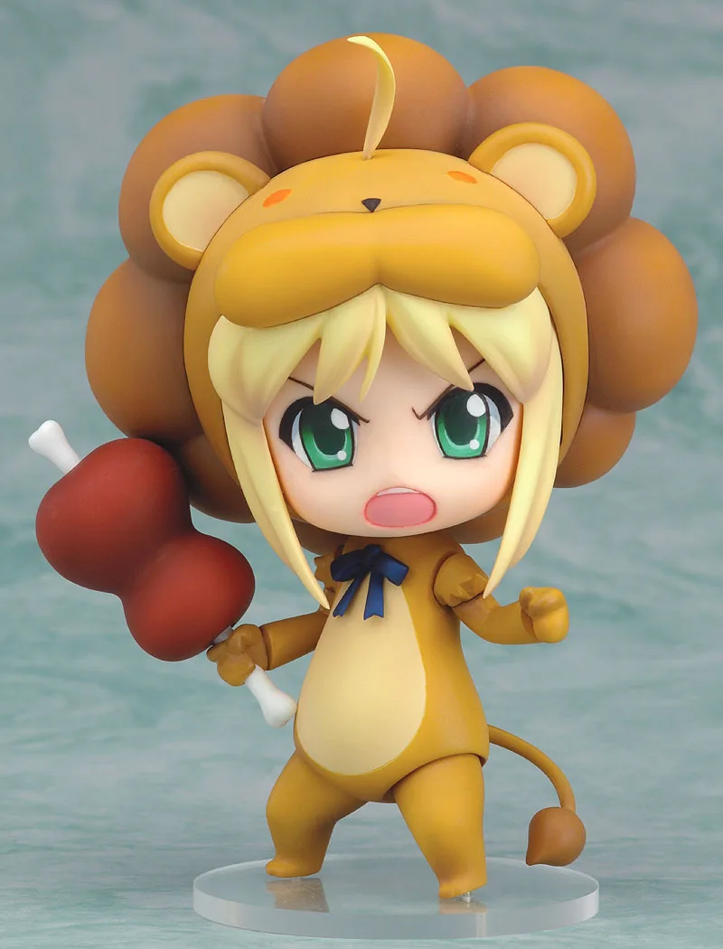 Цена Huong аниме Рисунок 10 см судьба ночь версии Nendoroid #50 Сабер Лев ПВХ фигурку Коллекционная модель игрушечные лошадки куклы