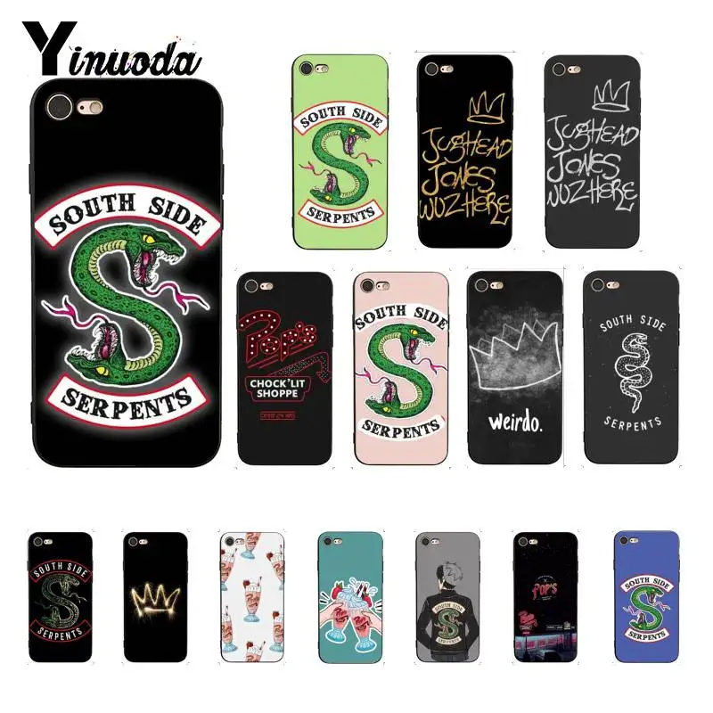 

Yinuoda Riverdale South Side Serpents DIY Printing Drawing Phone Case for iPhone 8 7 6 6S 6Plus X XS MAX 5 5S SE XR 10 Cases