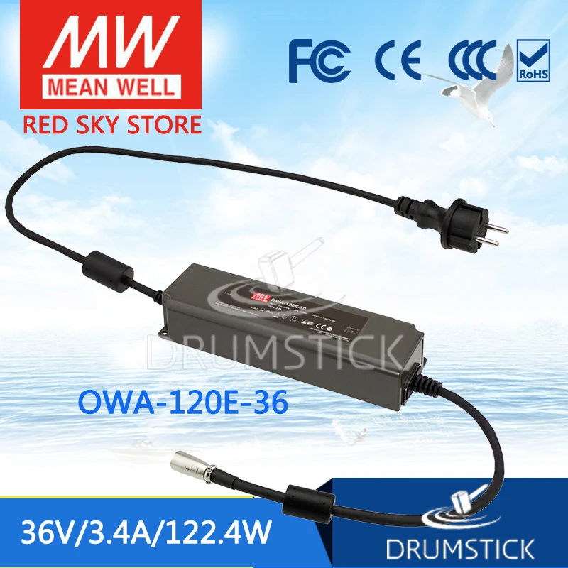 

MEAN WELL OWA-120E-36 36V 3.4A meanwell OWA-120E 36V 122.4W Single Output Moistureproof Adaptor
