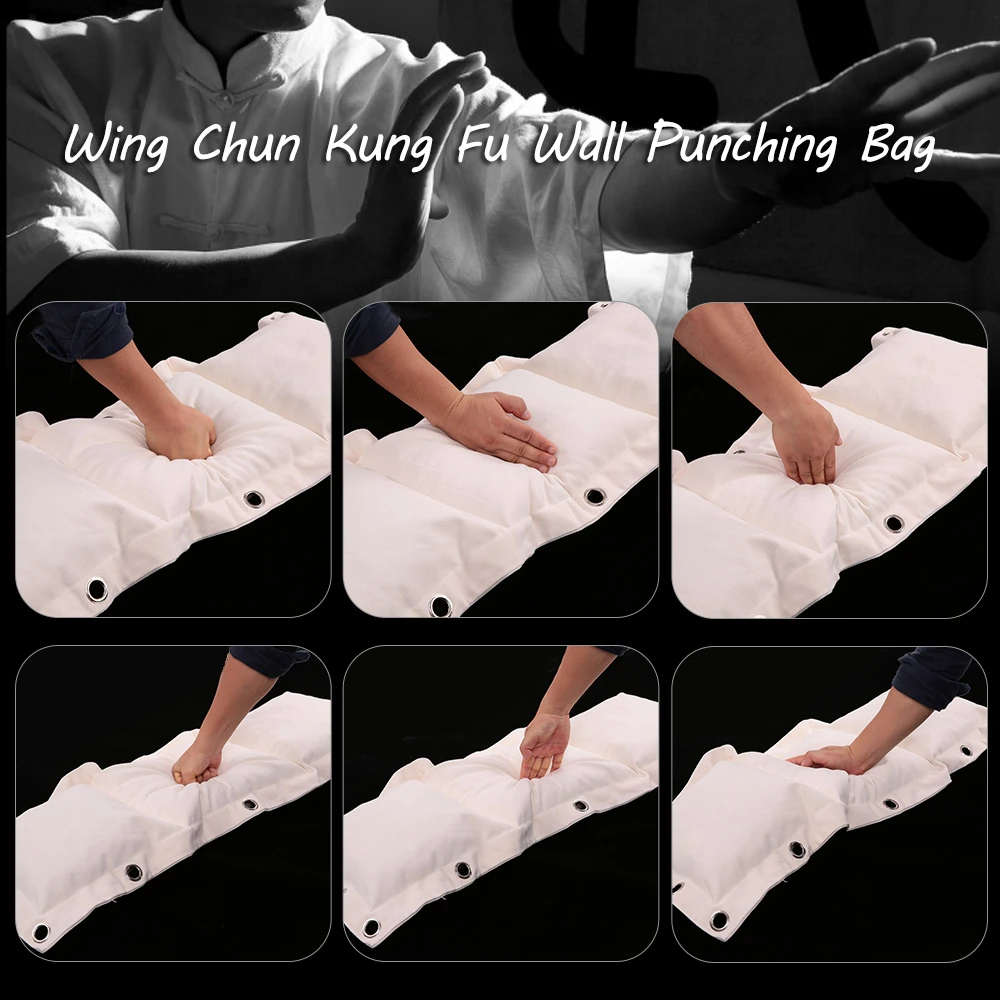 Canvas Cotton Wing Chun Kung Fu Boxing Training Punch Bag Wall Punching Traget New for Sport Canvas Cotton Wing Chun Kung Fu Boxing Training Punch Bag Wall Punching Traget New for Sport