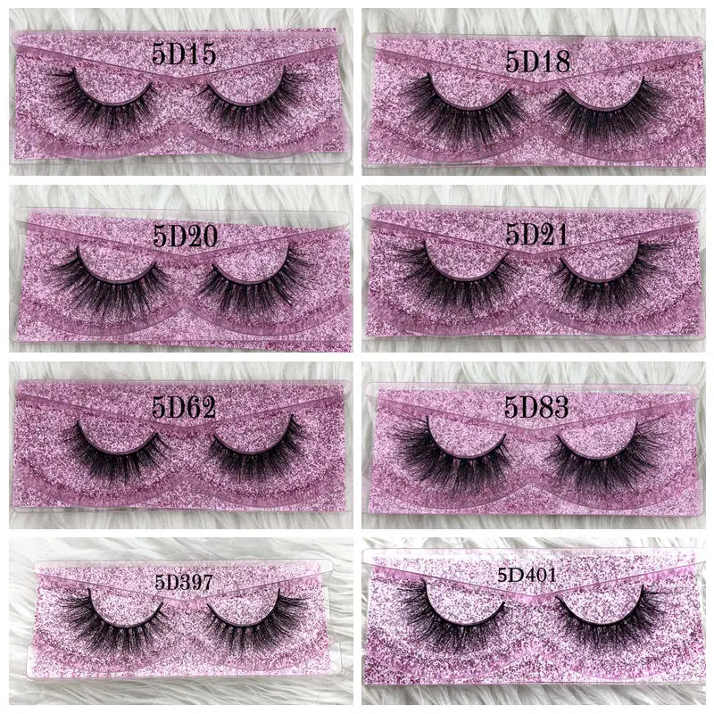 

Mikiwi Natural style thin 5d lashes square glitter case box rare mink lashes