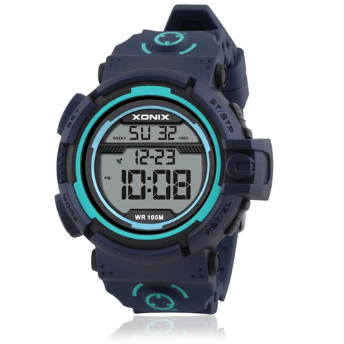 Professional Diving Watch Men New Movement Metal Frame Mountaineering Watch 100M Waterproof Multifunction Countdown Montre Homme 