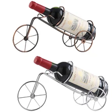 Стильный кованого железа винный шкаф виски держатель бутылки вина стенд, ретро велосипед формы винный шкаф-бар с kosagi деятельности stojak na алкаш