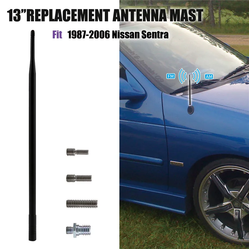 Для 1987-2006 Nissan Sentra AM FM Antena авто радио антенна усилитель антенна мачты автомобиля крыша усилитель сигнала 13 дюймов KOLEROADER