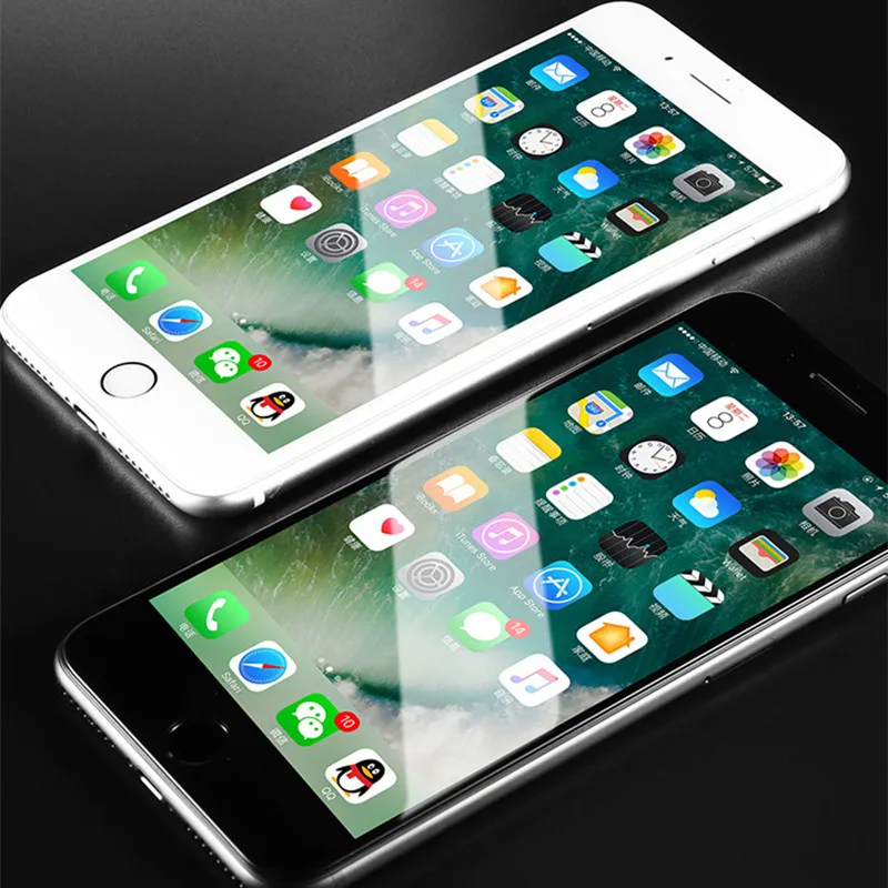 6D 9H твердость полное изогнутое закаленное стекло для iPhone 7 Plus для iPhone 6S 6 8Plus 11 Pro X XR XS Max 7 Plus Защитная пленка для экрана