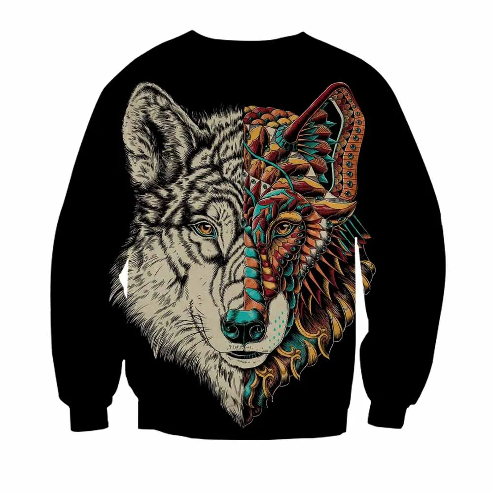 Hot Long Sleeve Hoodie Men Wolf Sweatshirt Streetwear Male Sweatshirts Women Hipster Harajuku Kawaii Tracksuits 3D Mens Clothing Hot Long Sleeve Hoodie Men Wolf Sweatshirt Streetwear Male Sweatshirts Women Hipster Harajuku Kawaii Tracksuits 3D Mens Clothing