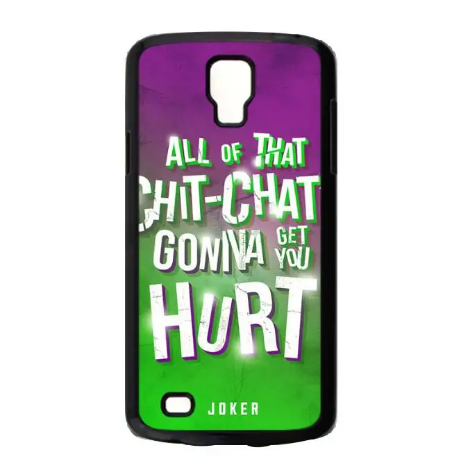 Джокер цитаты отряд самоубийц Отпечатано Мягкие TPU + hardpc чехол для Samsung S4 S5 S6 S7 S6Edge