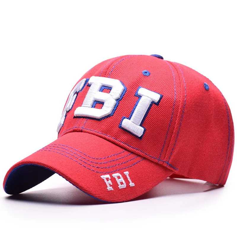 Высококачественная бейсбольная кепка с надписью FBI, брендовая бейсболка с вышивкой, тактическая Кепка Bone для мужчин и женщин, летняя кепка водителя-дальнобойщика в стиле хип-хоп