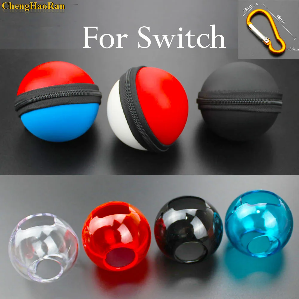 For Nintend Switch Poke Ball Plus Controller Carrying Bag Crystal Case Transparent Shell Cover Pokeball Game Accessories parts For Nintend Switch Poke Ball Plus Controller Carrying Bag Crystal Case Transparent Shell Cover Pokeball Game Accessories parts