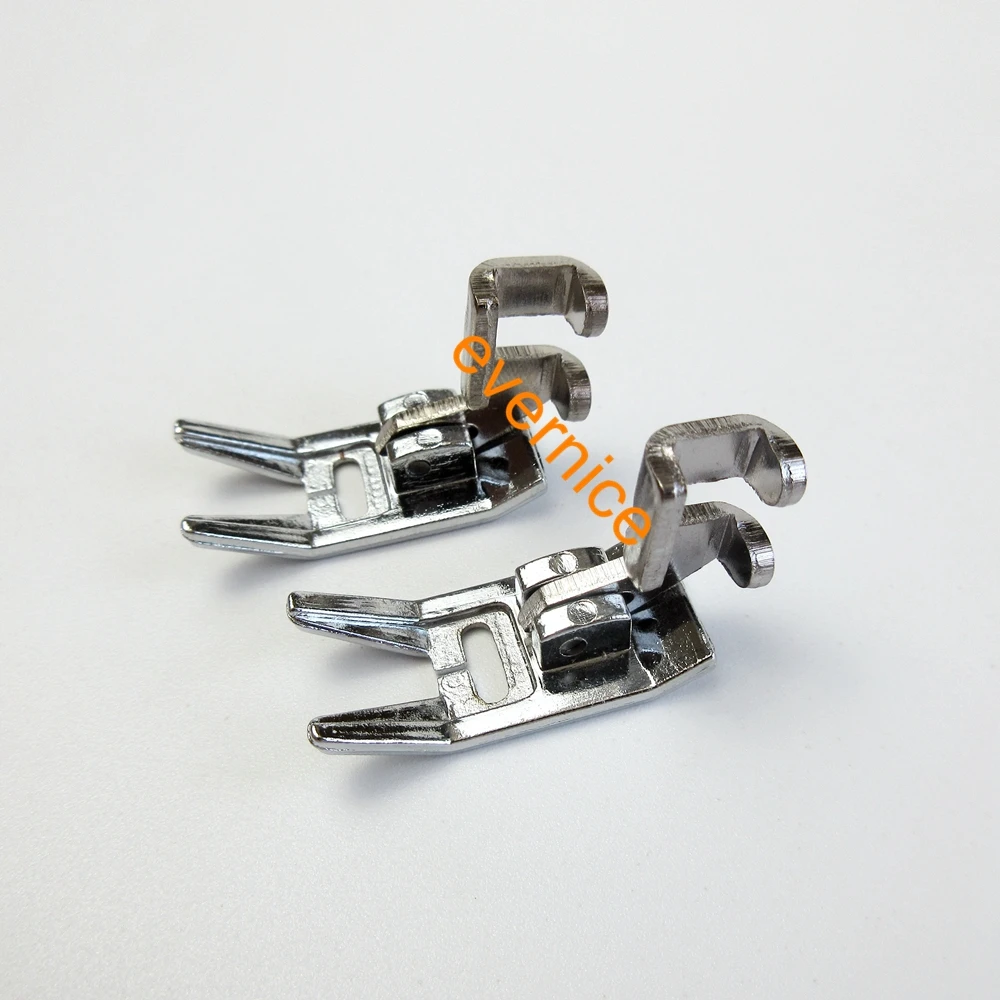 2 Set Zig Zag Snap-On Piedino Per Singer Attacco Basso Piuma 221