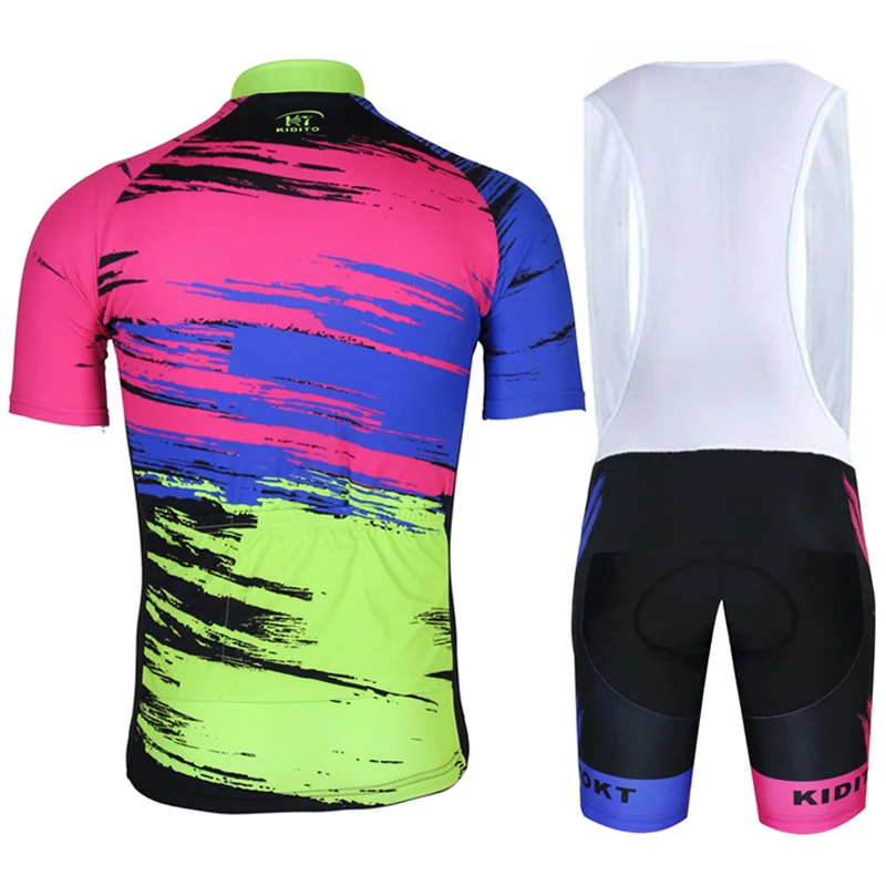 KIDITOKT набор Джерси для велоспорта completo ciclismo estivo bretelle uniforme bicicleta roupa maillot ciclismo hombre одежда