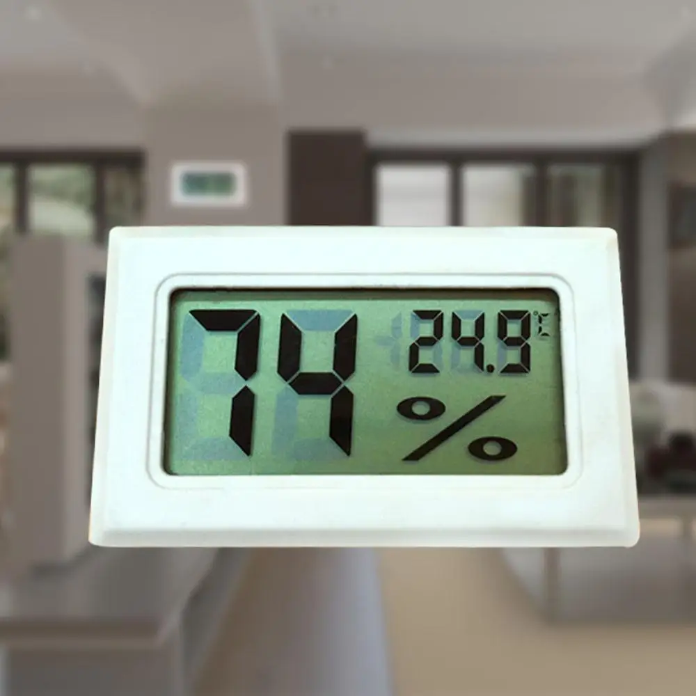 

Mini Digital LCD Indoor Convenient Temperature Sensor Humidity Meter Thermometer Hygrometer Gauge