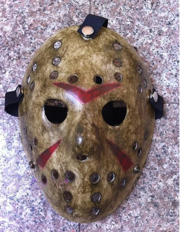 Viernes Negro n. ° 13, Jason Voorhees Freddy, fiesta de hockey, mascarada de Halloween (tamaño adulto), 100 gramos, 1 unids/lote