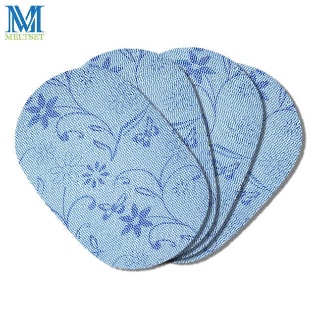 4pcs/Set Vinyl Placemats Oval Kitchen Placemats for Dining Table Set of