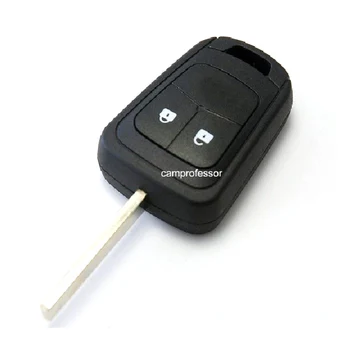 

KEYECU New Uncut Remote Key Remote Control Shell Case Fob 2 Buttons for Chevrolet Sonic Cruze Camaro Equinox Malibu Spark Volt