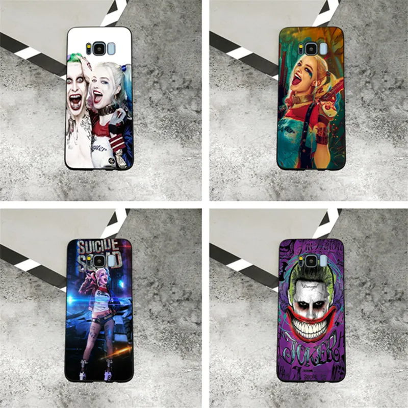 Suicide Squad The Avengers Black Soft Silicone case Cover For Samsung Galaxy s8 s8 plus s9 s9 plus s5 s6 s6edge s7 Phone Cases