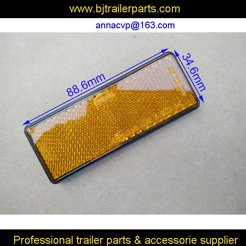 TRAILERS TRUCK CARAVAN REFLECTOR 88.6x34.6mm E4 approved