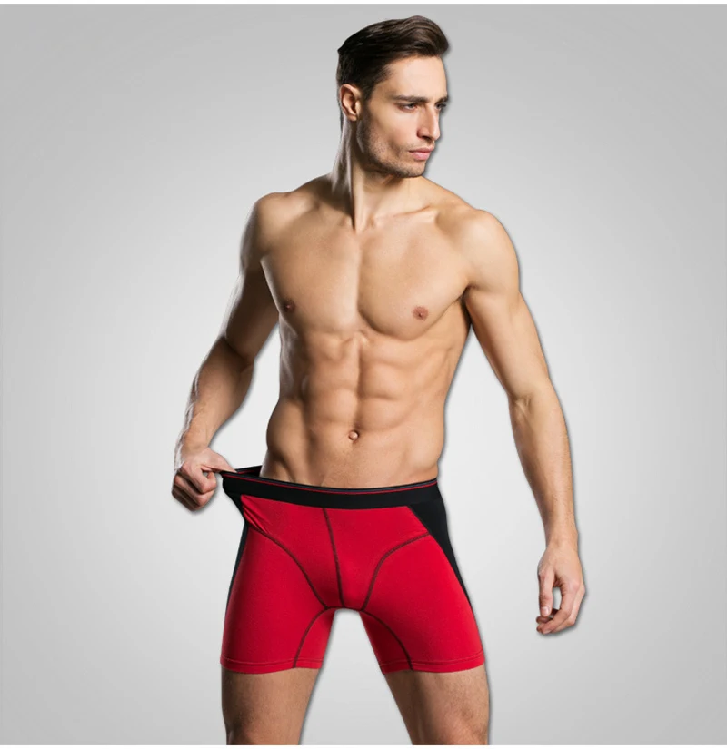 Men Trunks Winter Underwear Cotton Long Boxers For Men Male Panties Mens Sheer Boxers Klein Men Calzoncillos Hombre Cueca Boxers10