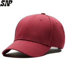Высокое качество сплошной цвет Мужская и Женская Бейсболка snapback кепки для мужчин и женщин бейсбольная кость Регулируемый головной убор