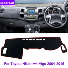 Автомобильный Стайлинг для Toyota Hilux sw4 Vigo 2004- розовый узор коврик на приборную панель защитный интерьер Photophobism накладка тент подушка