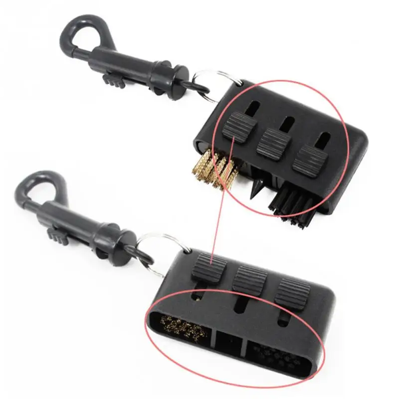 3 في 1 جولف فرشاة الأخدود الجيب الأنظف حجم البلاستيك نادي كيت أداة جولف التدريب الايدز إكسسوارات الغولف المحمولة