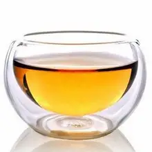 Лидер продаж 50 мл двойные стенки прозрачного термостойкого Стекло Слои Чай Чашки 9 шт. кунг-фу Цветочный чай и Кофе вода Drinkware чашка набор