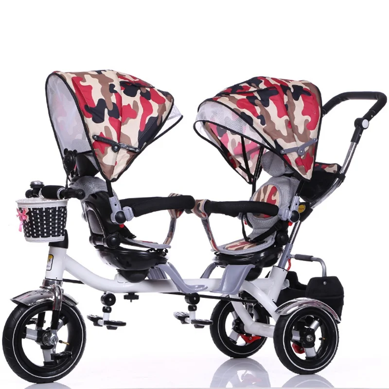 Buy Double Stroller Child Bike Stroller Double Seats