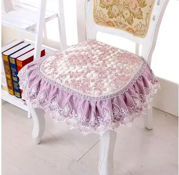 

Four seasons cushion slip simple high-end European dining chair cushion garden fabric table chair round square stool cushion