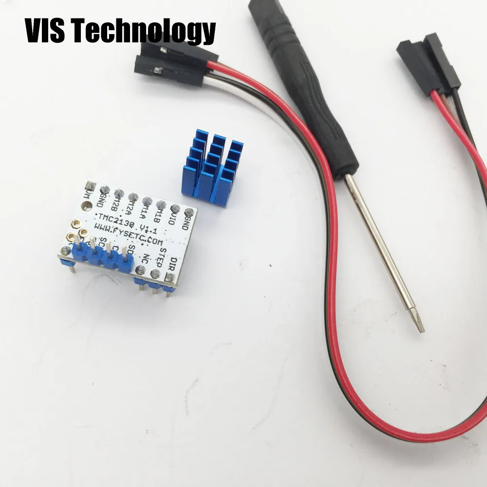 Драйвер шагового двигателя MKS TMC2130 V1.1 бесшумный драйвер с радиатором отличная