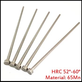 

3.1mm OD 3.1*100/150/200 3.1x100/150/200 65Mn HRC60 Round Tip Plastic Injection Component Mold Straight Punching Ejector Pin