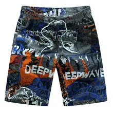 Пляжные шорты с рисунком, летние мужские штаны, модные повседневные свободные шорты для серфинга, большие размеры, прямые брюки/PT