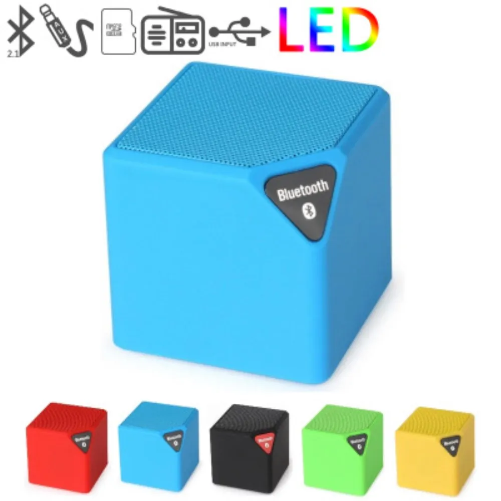

Portable Mini X3 Water Cubic Wireless Bluetooth LED Speaker USB/ FM/ AUX/ U disk/ TF Card Speaker Stereo Subwoofer gift Player