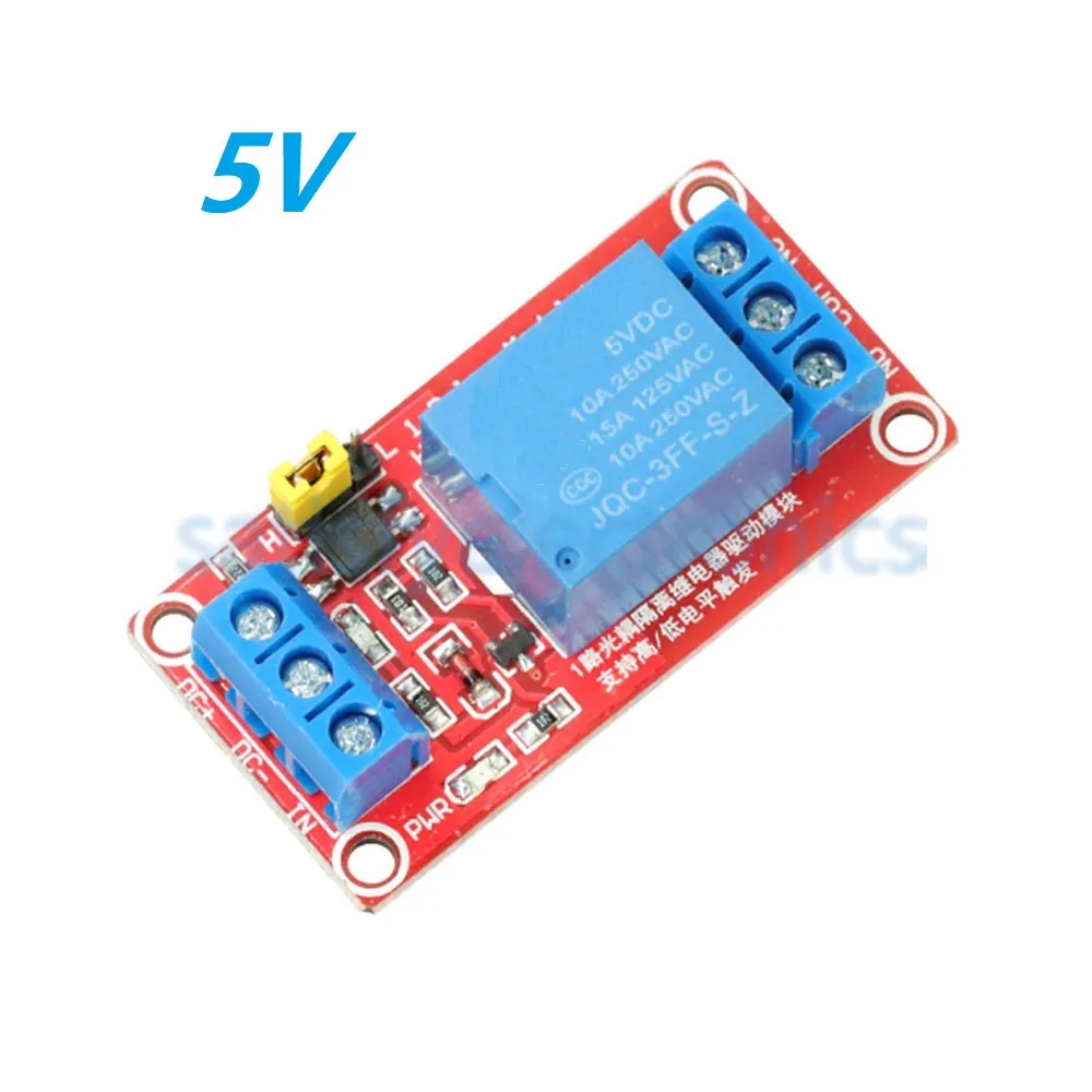 DC 5 в 9 в 12 В 24 В 1 канальный релейный модуль с оптроном щит высокий и низкий уровень триггера модуль питания