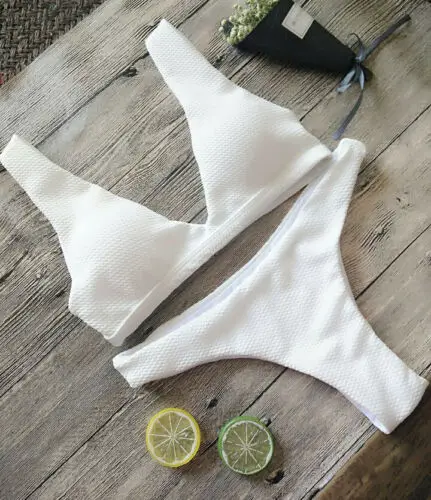 

Limit 100 Women Padded Bra Bikini Set Swimsuit Women Push-up Triangle Swimwear Bathing