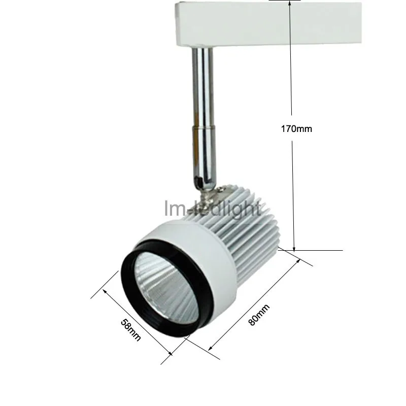 7w led track light  (9)