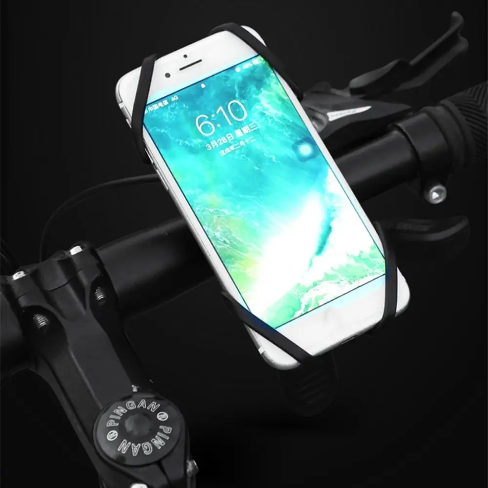 2018 Новый велосипед мотоциклов Руль держатель телефона с силиконовым Поддержка группа для Iphone samsung XIAOMI gps