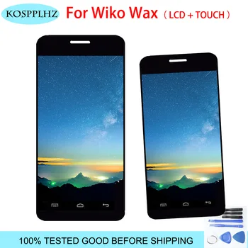 

Top Quality 4.7 Inch For Wiko Wax Screen LCD Display with Digitizer Full Assembly black color Mobile Phone + Tools
