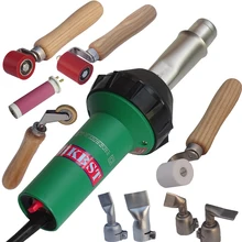 HKBST горячий воздушный сварочный пистолет для HDPE Геомембраны сварочный аппарат для TPO крыши с плоским сварным соплом и роликами для пластикового сварщика