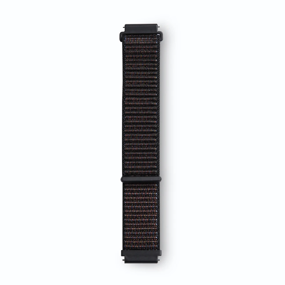 22 мм ширина 20 мм цветной спортивный нейлоновый ремешок для samsung Galaxy Watch 42 мм 46 мм ремешок регулируемое закрытие нейлоновые Ремешки для наручных часов с булавками