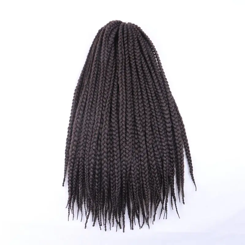 

Luxury For Braiding Syntheic Hair Ombre Burgundy Brown Blonde 24" 1cm width 12roots/pack 110g Jumbo Crochet Box Braids