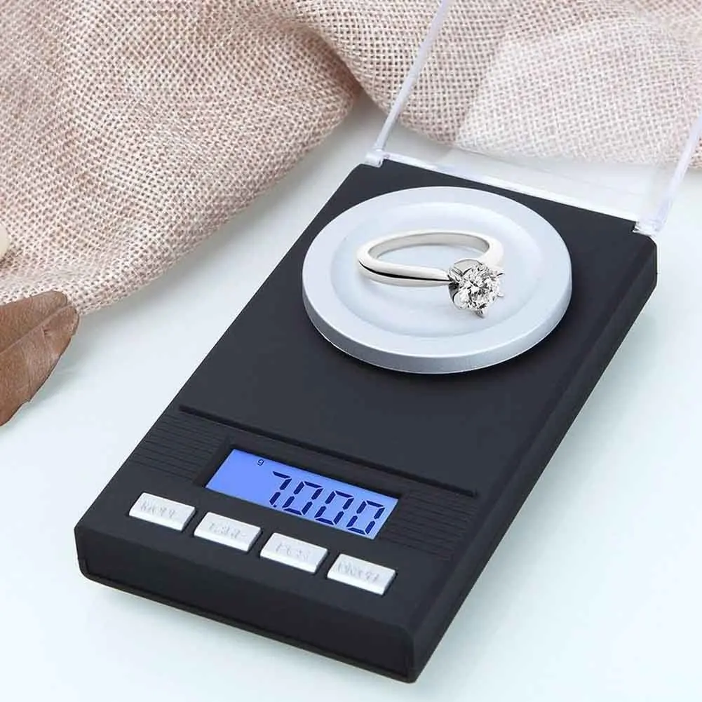 

Digital Milligram Scale 20/50/100g x 0.001g Reloading Jewelry Digital Weighing Scales Tool TN88