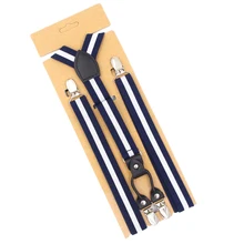 Модные подтяжки, 4 зажимы подтяжек, экологические подтяжки с застежками, эластичный ремешок для девочек, 2,5*115 см