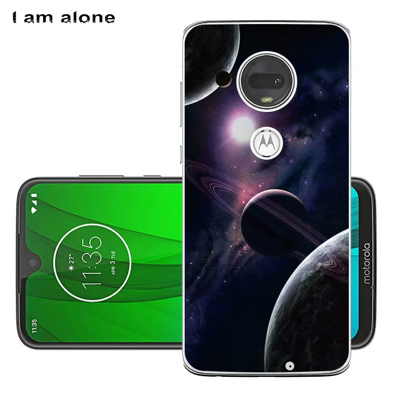 Чехлы для телефонов I am alone для Motorola Moto G7 G7 Play G7 power из мягкого ТПУ для мобильных телефонов модные сумки для Moto G7