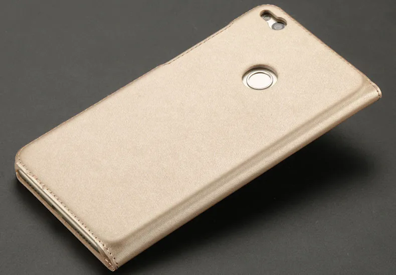 luxury open window leather flip case for huawei honor 8 lite 11