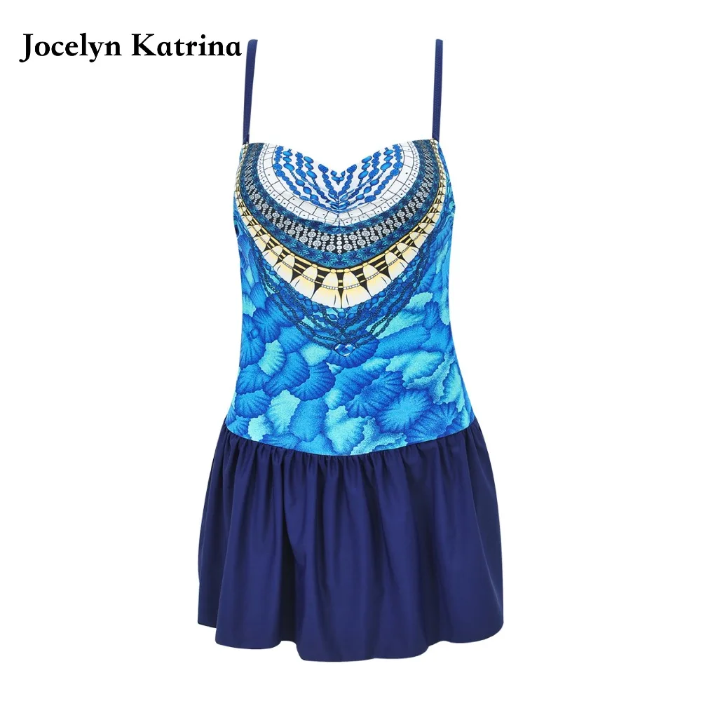 

Jocelyn Katrina One-Piece Suits Swimwear Women Bathing suit Swim Wear Beach Plus Size Dress bikini Tankini