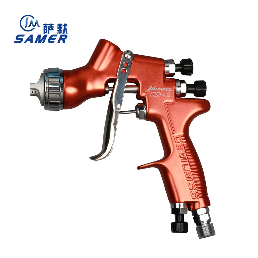 SAMER HD 201 HVLP Paint Spray Gun for all Auto Paint ,Topcoat and Touch